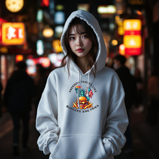 Unisex Hoodie - Burgers and Fries