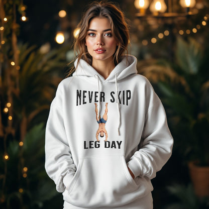 Unisex Hoodie - NEVER SKIP LEG DAY