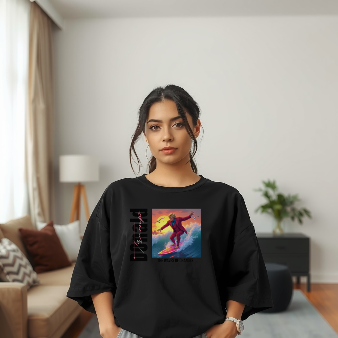 Unisex Oversized T-Shirt - Waves of Changes