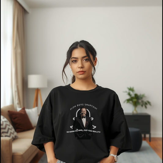 Unisex Oversized T-shirt  elon musk